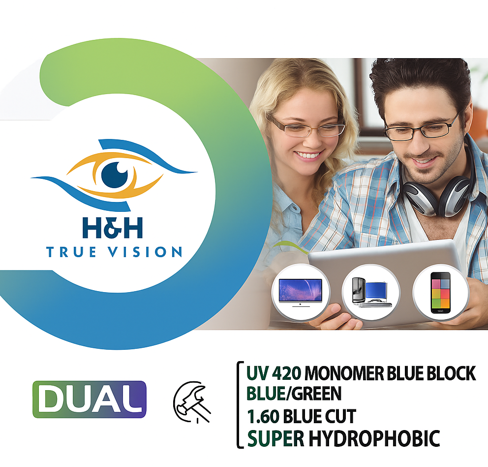 1.60 BLUE CUT DUAL COAT